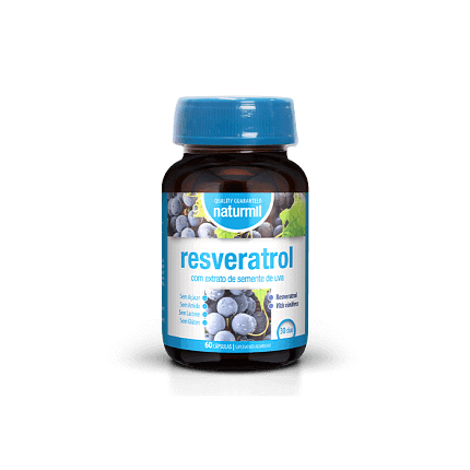 Reseveratrol Suplemento Alimentar Naturmil Proteção Cardiovascular Antioxidante