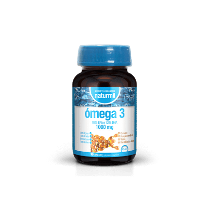 Suplemento Alimentar Ómega 3 1000 mg Naturmil Coração