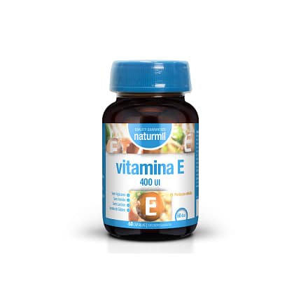 Vitamina E 400 UI Suplemento Alimentar Naturmil Antioxidante