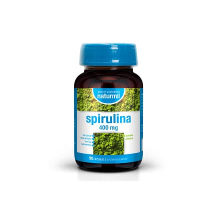 Spirulina 400 mg Suplemento Alimentar Naturmil Controlo de Peso