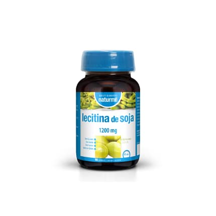 Leticina de Soja 1200 mg Suplemento Alimentar Naturmil Colesterol