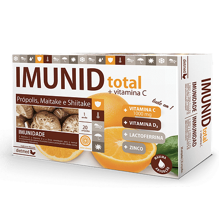 Imunid Total, sem álcool, sem amido, sem glúten, sem soja
