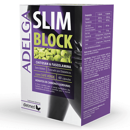 Adelgaslim Block, suplemento alimentar sem glúten