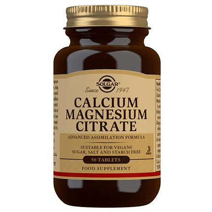 Suplemento solgar citrato de calcio e magnesio