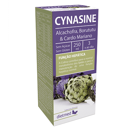 Cynasine Solução Oral, suplemento alimentar sem açúcar, sem glúten
