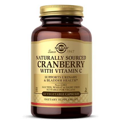 suplemento NATURAL CRANBERRY Arando vermelho Vitamina C