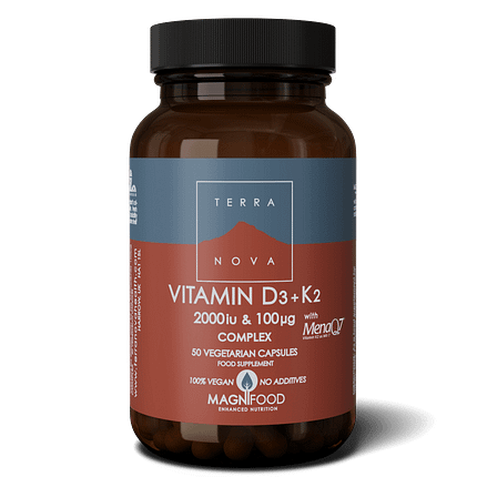 Suplemento VITAMIN-D3-2000iu-K2-100ug-COMPLEX-50-wiz