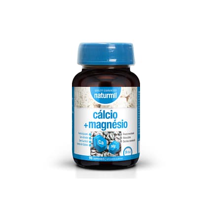 Cálcio + Magnésio Suplemento Alimentar Naturmil Ossos Músculos Articulações
