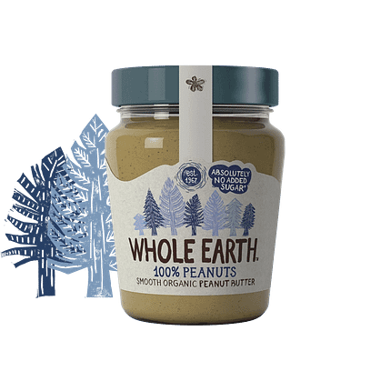 Manteiga de Amendoim 100% Suave, biológico, vegan