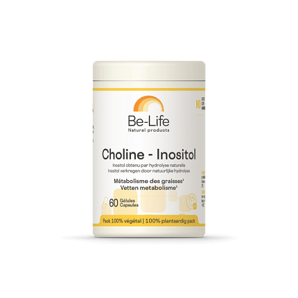 Colina-Inositol 500 Be-Life Suplemento Alimentar Metabolização Lípidos