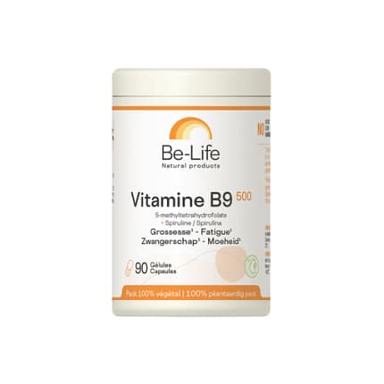 Vitamina B9 500 Be-Life Suplemento Alimentar Gravidez