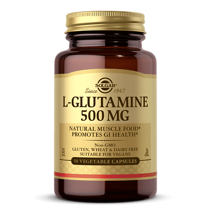 L-GLUTAMINA 500 MG Suplemento Solgar