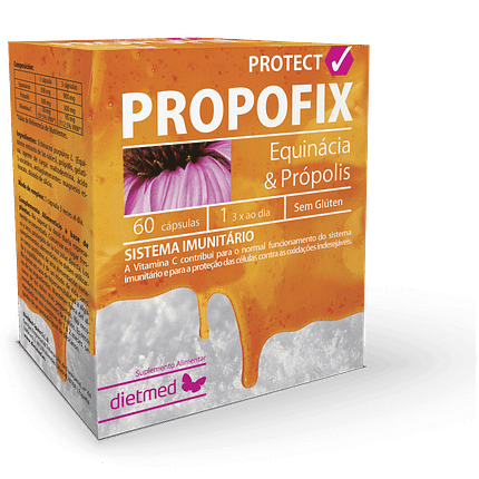 Propofix Protect, suplemento alimentar sem glúten, sem lactose