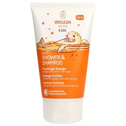 2 em 1 Champô e Gel Duche Kids Laranja Frutal, biológico, vegan
