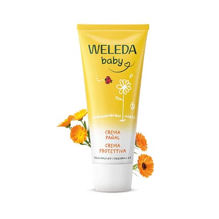 Creme Muda de Fraldas de Calêndula Weleda Cosmética Bebé Pele Sensível