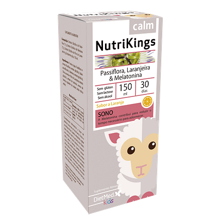 NutriKings Calm, suplemento alimentar sem álcool, sem glúten, sem lactose