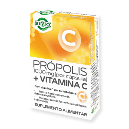 Propólis + Vitamina C Suplemento Alimentar Sovex
