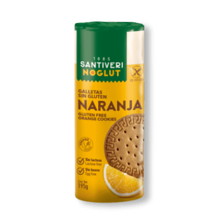 Noglut Bolachas Digestivas Laranja Alimentação Santiveri