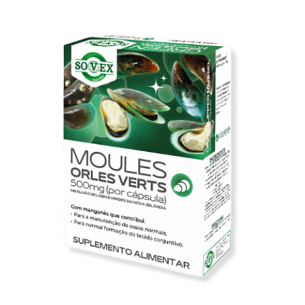 Moules Orles Verts Suplemento Alimentar Sovex