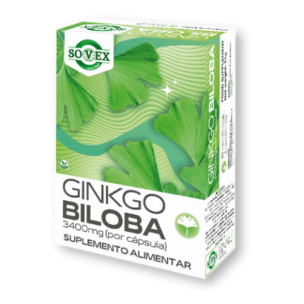 Ginkgo Biloba 3400 mg Sovex Suplemento Alimentar