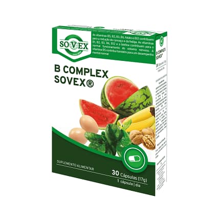 B Complex Suplemento Alimentar Sovex Vitaminas