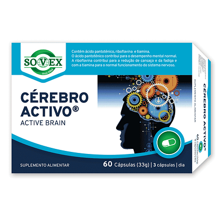 Cérebro Ativo – Cápsulas, suplemento alimentar