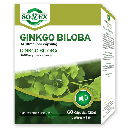 GINKGO BILOBA suplemento sovex