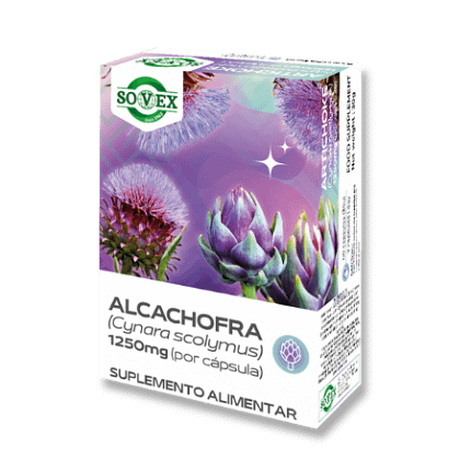 Alcachofra 1250 mg Suplemento Alimentar Sovex