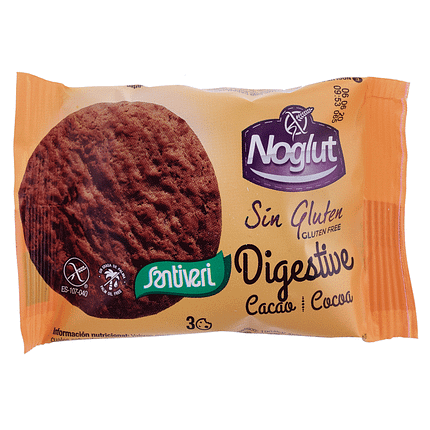 Noglut Bolachas Digestivas Cacau - 3und, sem glúten