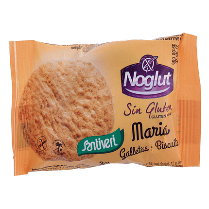 Noglut Bolachas Maria - 3 Unidades, sem glúten, sem lactose, sem ovo