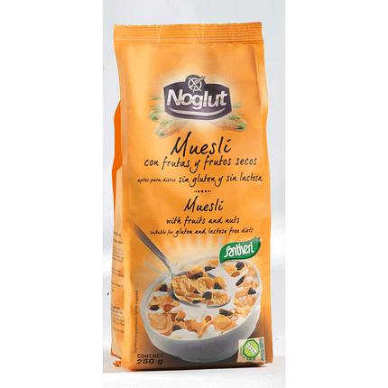 Noglut Muesli, sem glúten, sem lactose, sem ovo