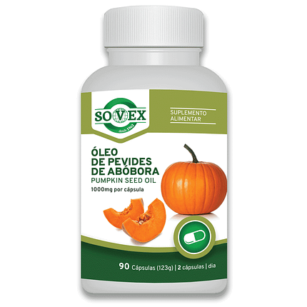 Óleo de Pevides de Abóbora 1000 mg, suplemento alimentar