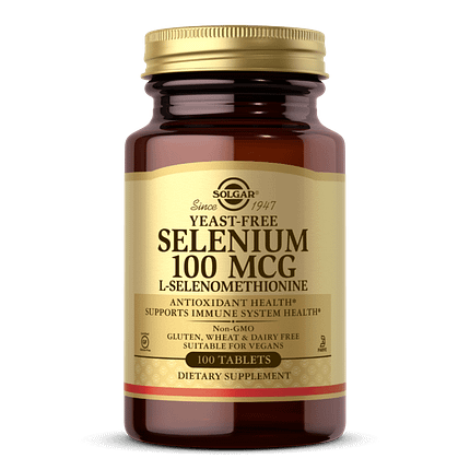 Selénio 100 MCG suplemento solgar