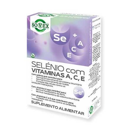 Selénio com Vitaminas A, C e E Suplemento Alimentar Sovex