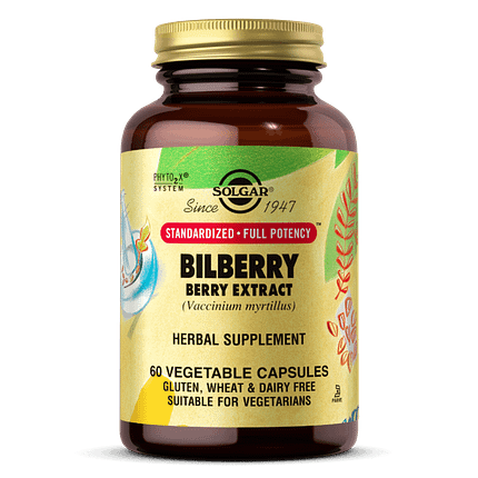 Suplemento solgar SFP BILBERRY BERRY