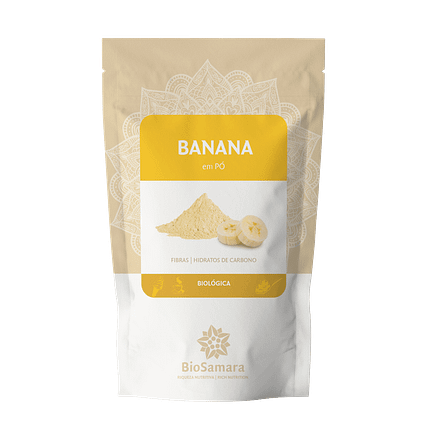 Banana em Pó, biológico