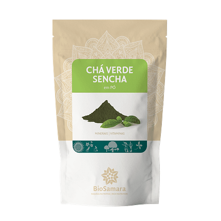 Chá Verde Sencha em Pó, biológico