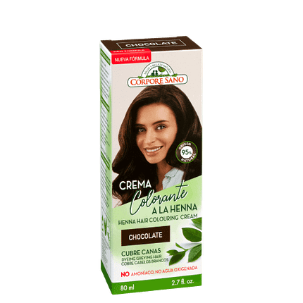 Creme Colorante Hena Chocolate, biológico