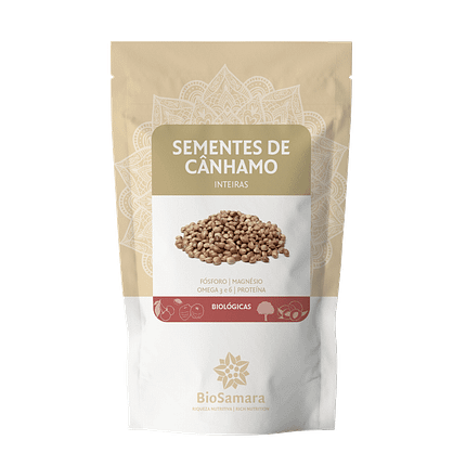 Sementes de Cânhamo Inteiras, biológico