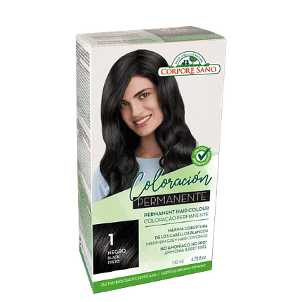 Coloração Permanente 1. Preto, biológico