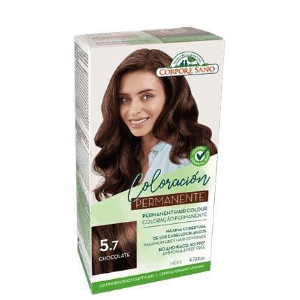 Coloração Permanente 5.7 Chocolate, biológico