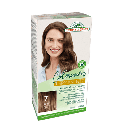 Coloração Permanente 7. Louro, biológico