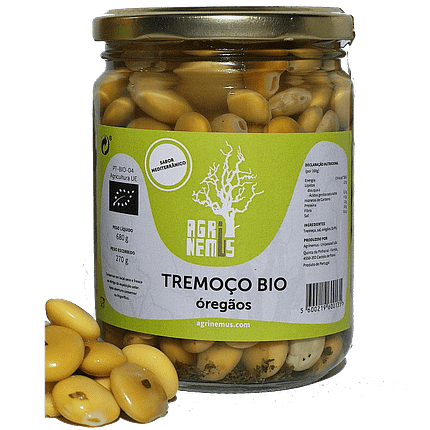 Tremoço Bio Orégãos, vegan