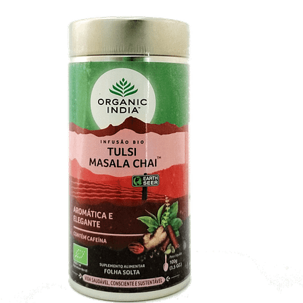 Tulsi Masala Chai Folha, biológico