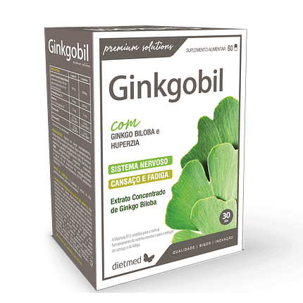 Ginkgobil, suplemento alimentar sem glúten