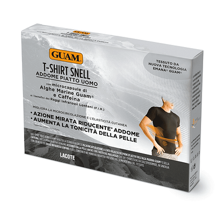 Guam T-shirt abdómen liso homem