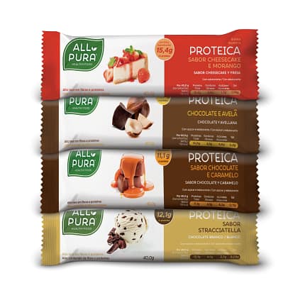 Barras Proteícas AllPura Alimentação Proteína