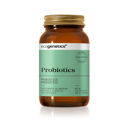 Probiotics, suplemento alimentar sem glúten, vegetariano