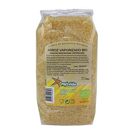 Arroz Vaporizado, biológico