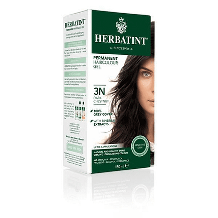 Gel Colorante Permanente Castanho Escuro 3N, vegan